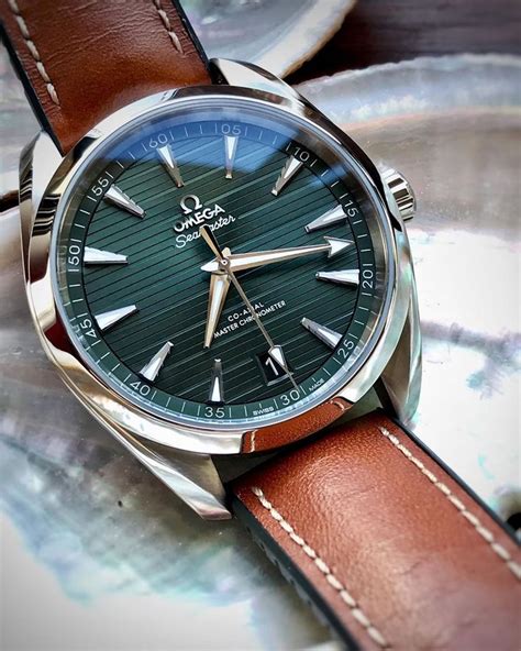 omega seamaster aqua terra leather band|omega seamaster aqua terra watches.